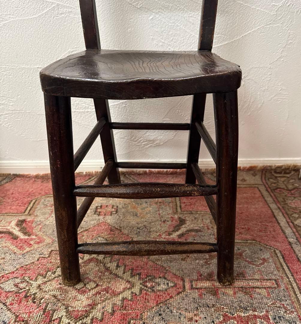 【お値下げ】イギリスアンティーク　チャイルドチェア　アンティークチェア