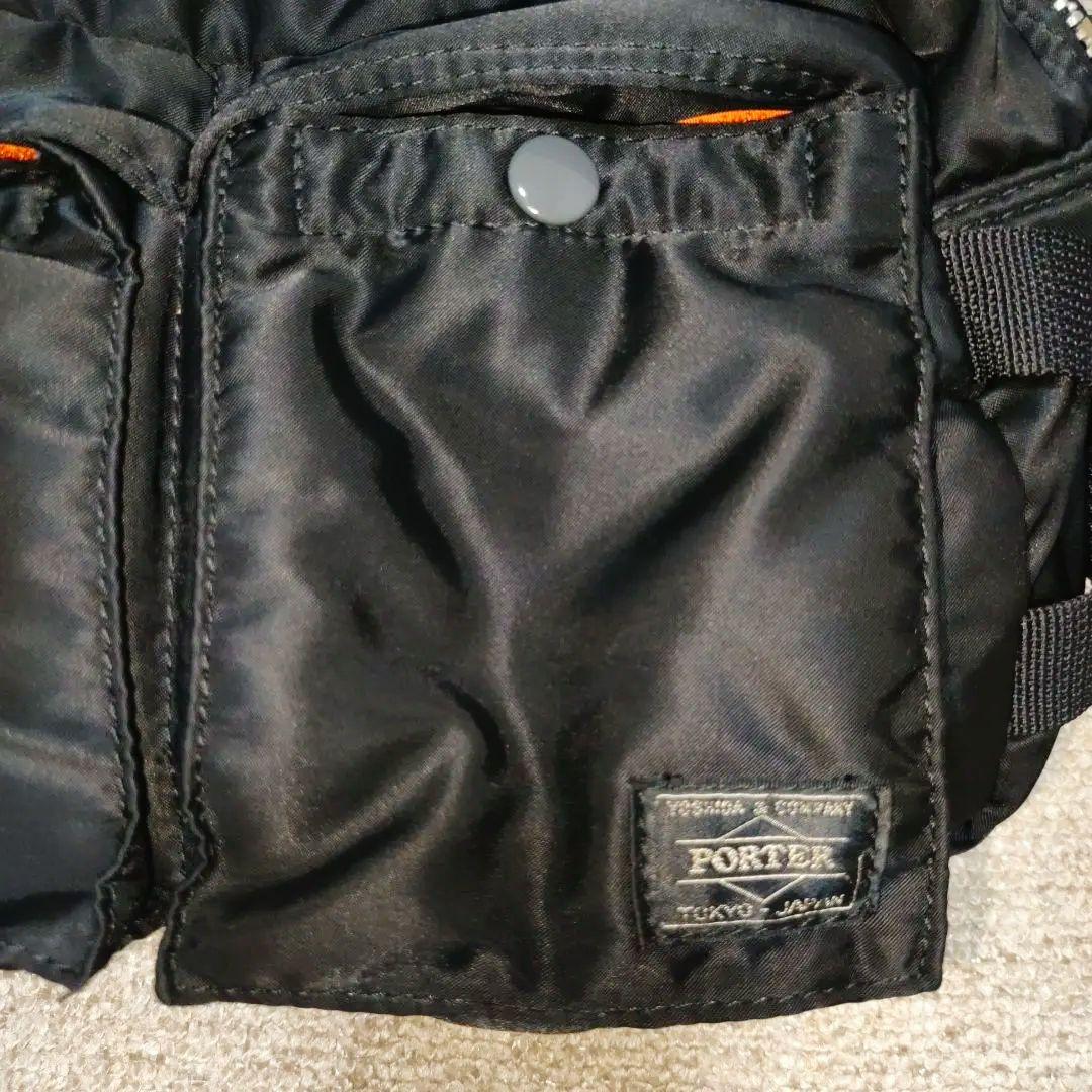 【美品】PORTER タンカー ウエストバッグ　ボディバッグ　ブラック