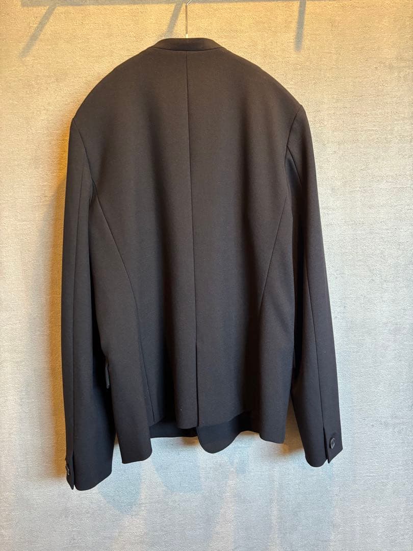 PLST Mサイズ ブラック ノーカラージャケット　上下