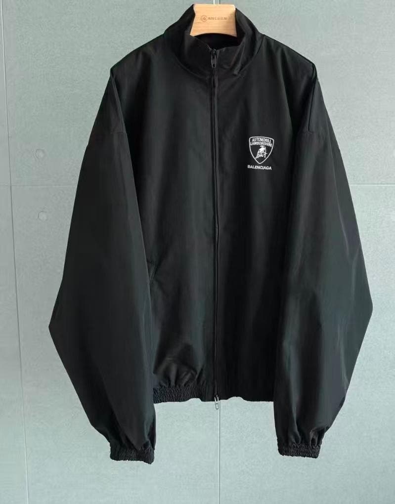 希少BALENCIAGA x Lamborghiniブラック ナイロンジャケット