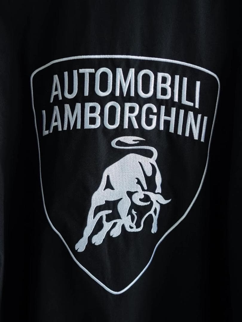 希少BALENCIAGA x Lamborghiniブラック ナイロンジャケット