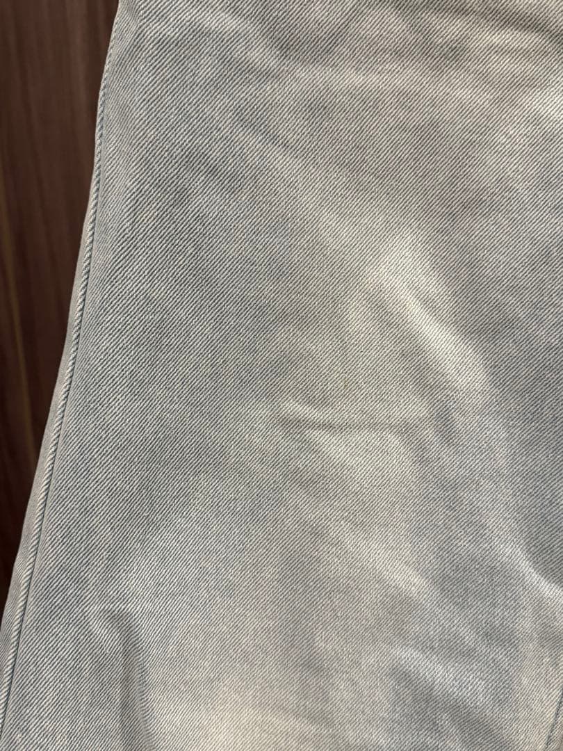 Randy ビジューバックカットワイドデニム