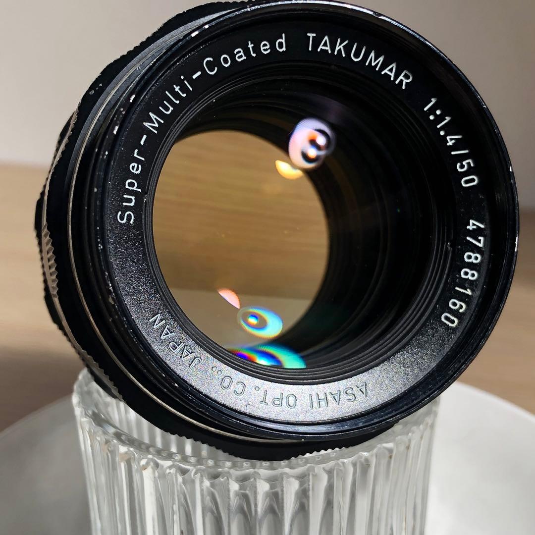 SMC TAKUMAR 50mm f1.4 m42マウント