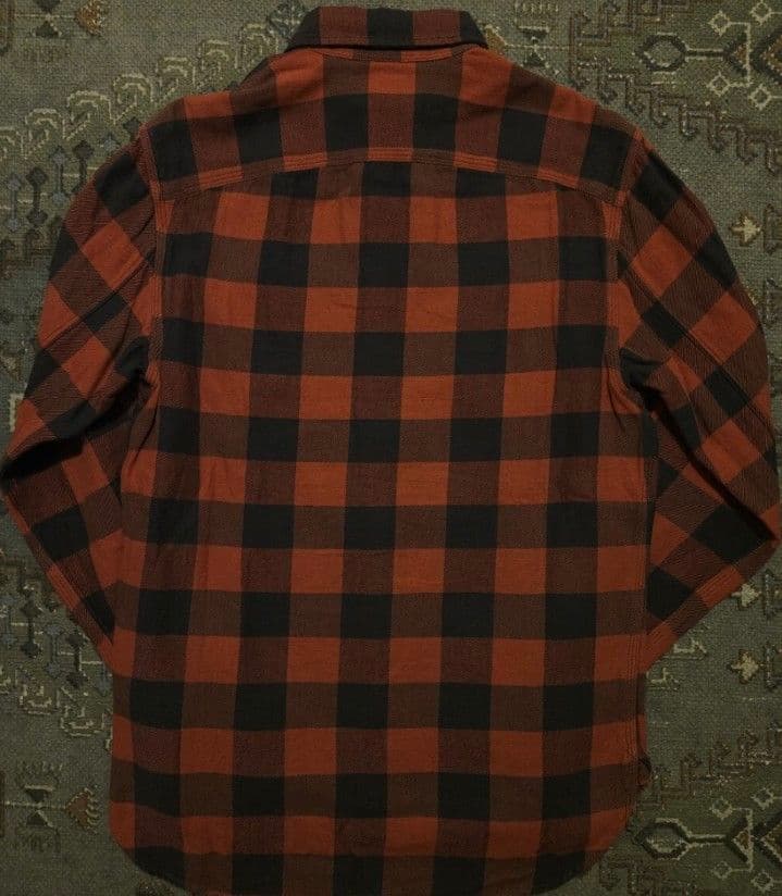 RRL チェック シャツ マットロック ワーク ベッカム ラルフ