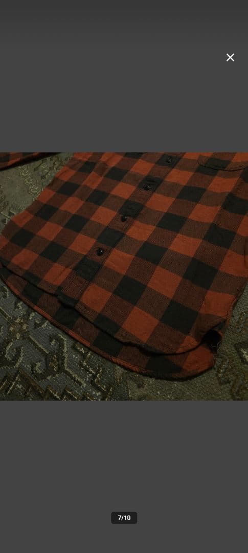 RRL チェック シャツ マットロック ワーク ベッカム ラルフ