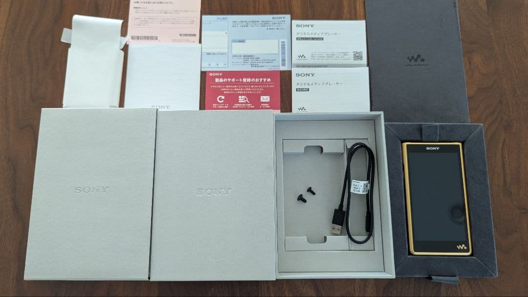 【極美品】SONY NW-WM1ZM2 ＋ 純正ケース付 ソニスト購入 室内使用