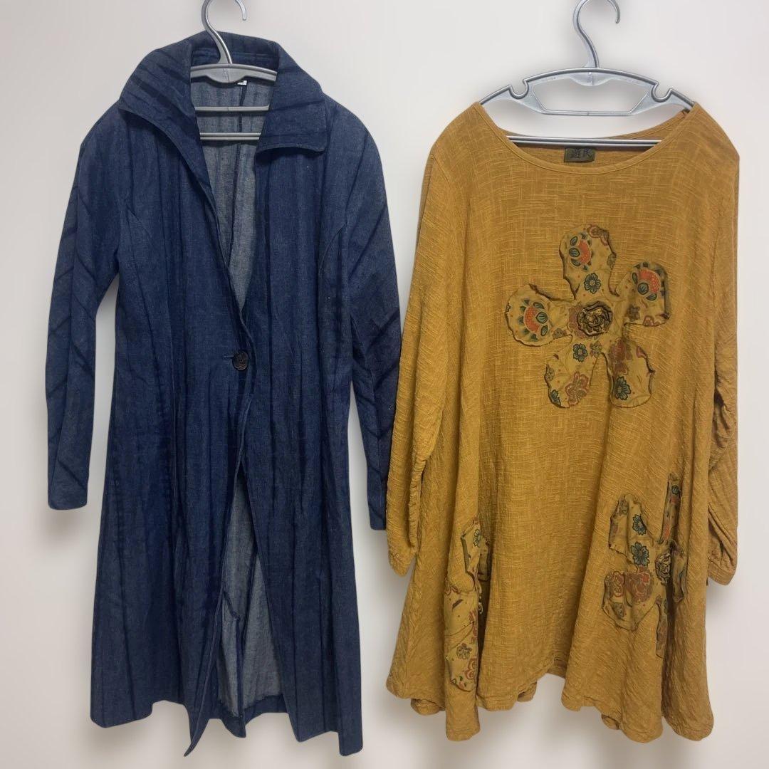 シニア　ミセス　婦人服　チュニック　ワンピース　13点まとめ売り　柄物　派手