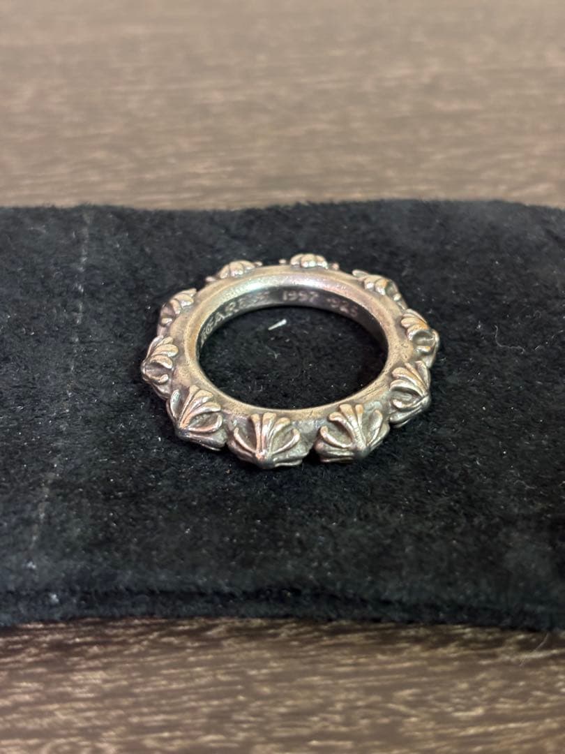 Chrome Hearts クロスバンドリング　21号　真贋不明