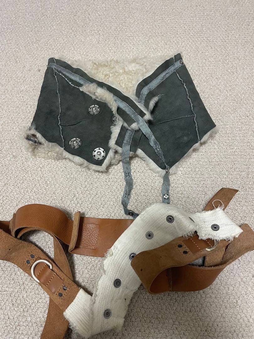 ソロイスト soloist ムートン　ネックウォーマー