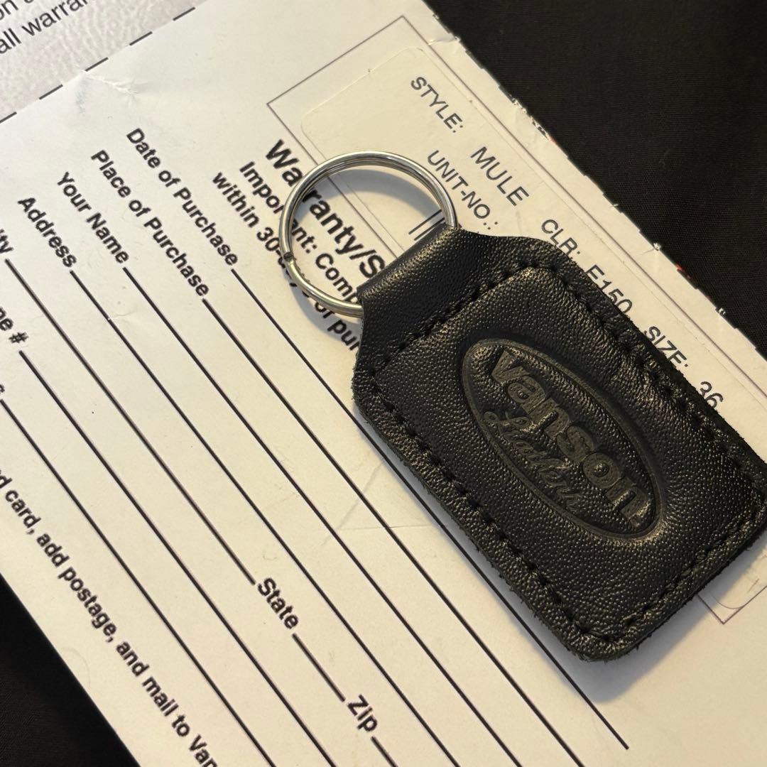 vanson Encinitas別注 black bone 希少 バンソン 38