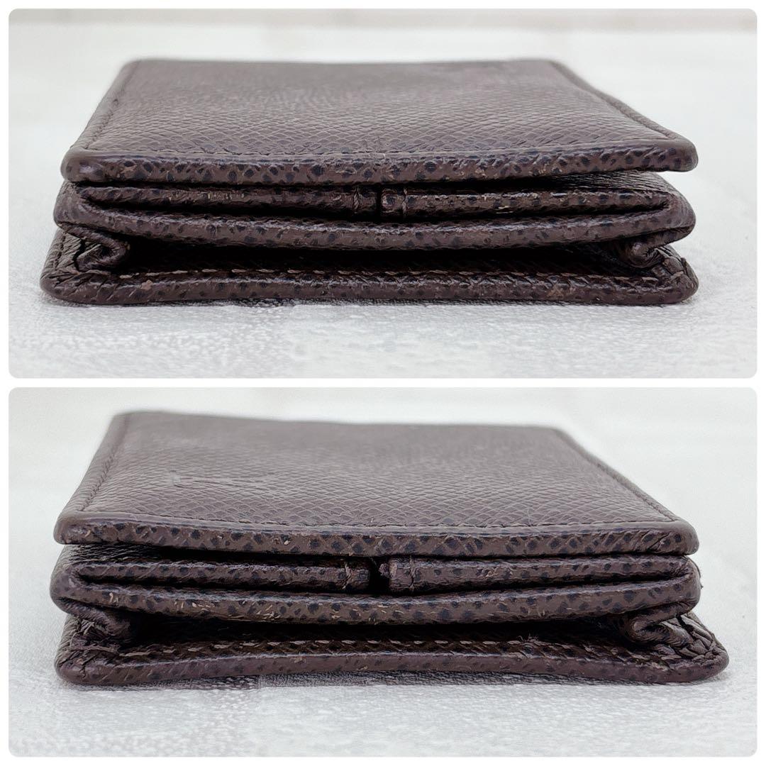 美品✨VUITTON ヴィトン タイガ ポルトモネ ボワット ケース 茶色