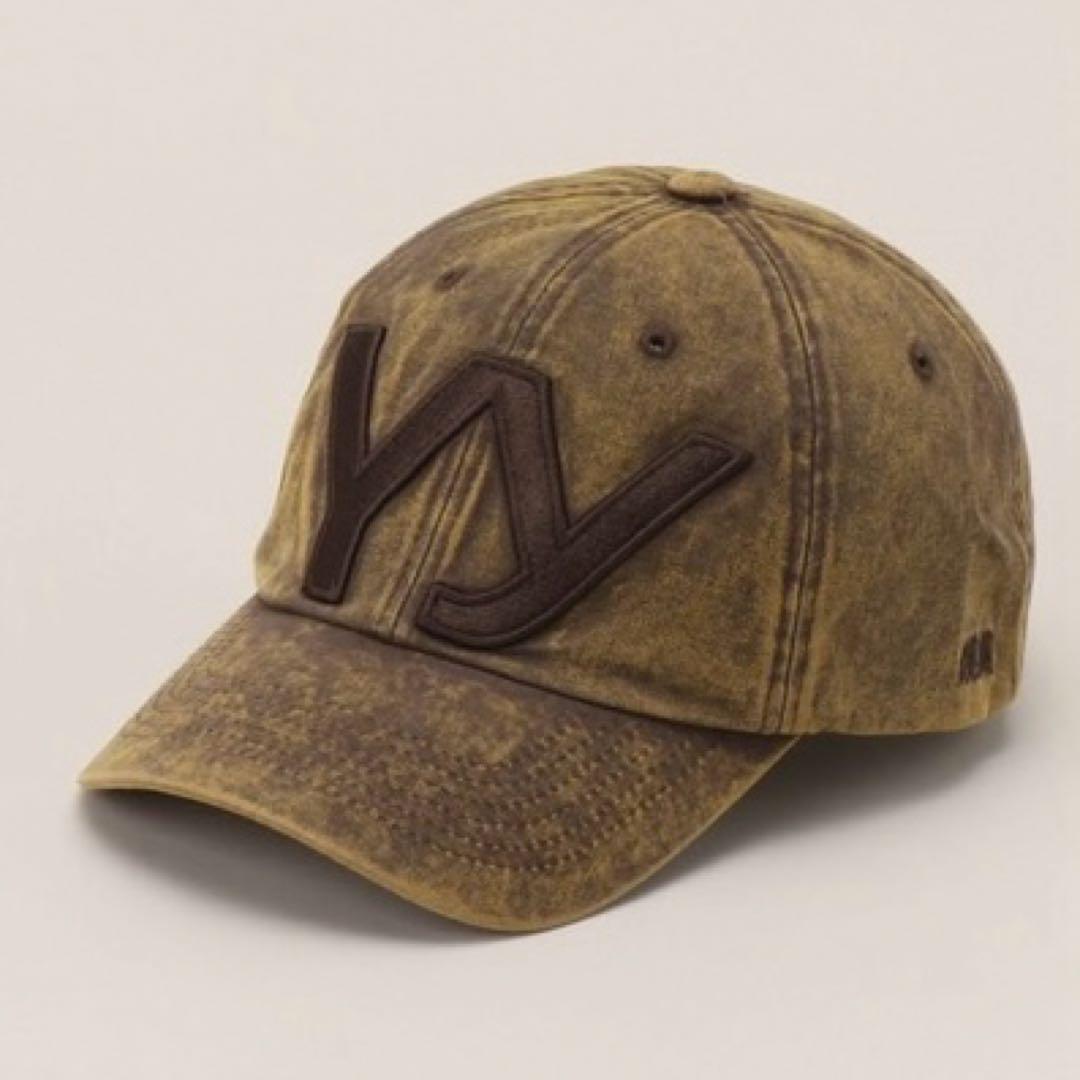 OPEN YY 韓国限定キャップ イエローブラウン 人気カラー 正規品