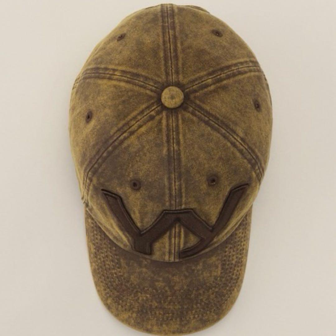 OPEN YY 韓国限定キャップ イエローブラウン 人気カラー 正規品