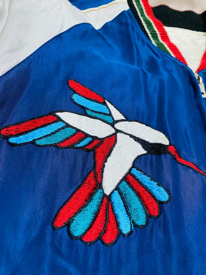 テーラー東洋 tr pen スカジャン 限定鳥 ２面用 unisex レーヨン