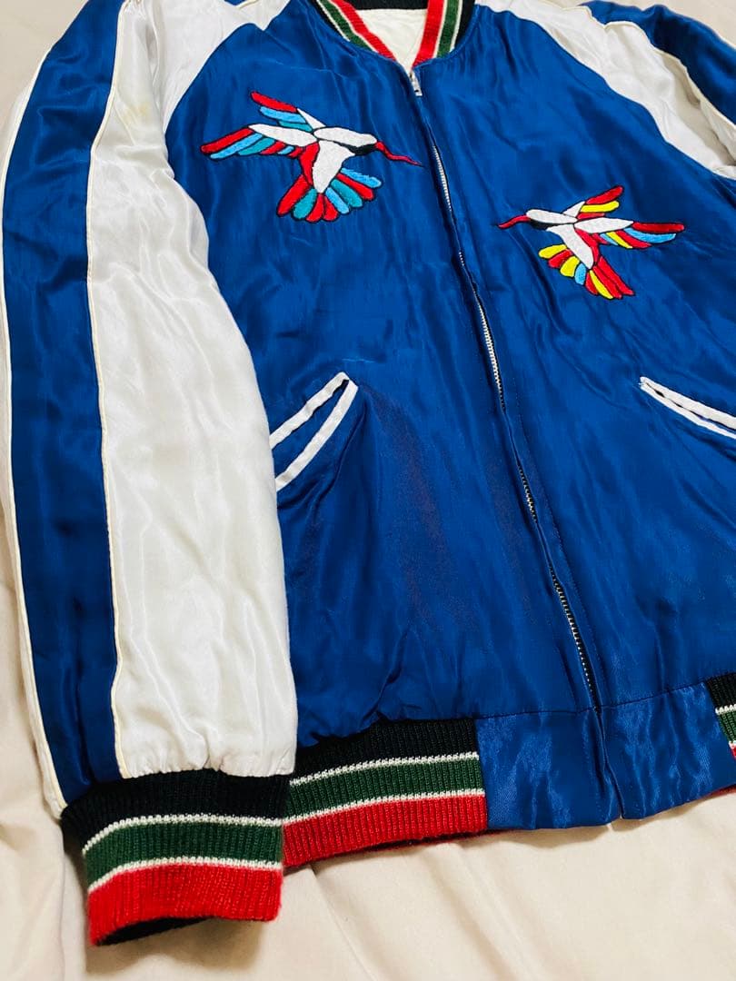 テーラー東洋 tr pen スカジャン 限定鳥 ２面用 unisex レーヨン