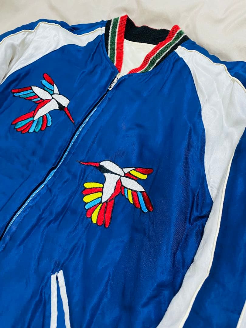 テーラー東洋 tr pen スカジャン 限定鳥 ２面用 unisex レーヨン