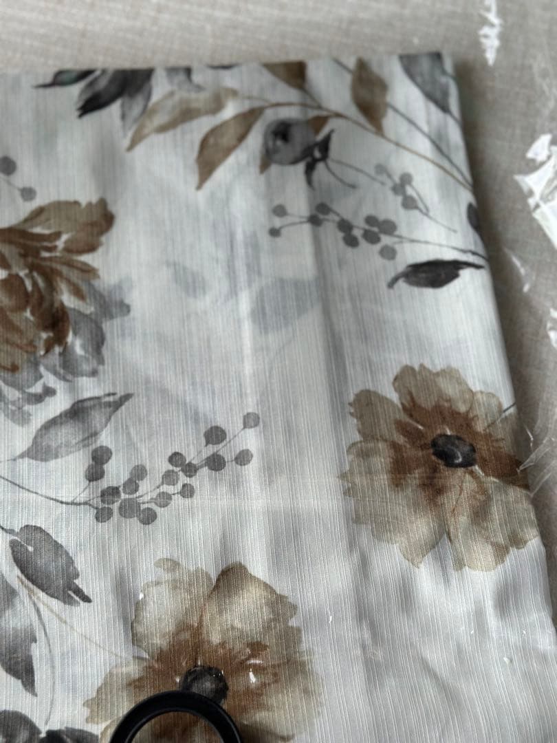 花柄 浴衣・帯・靴・着付け本付き　5点セット