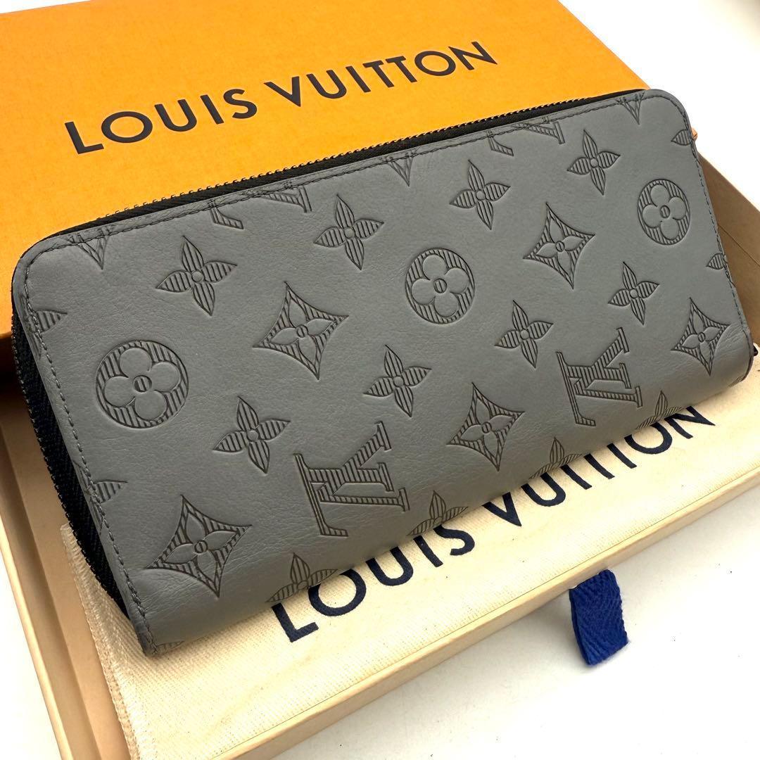 ルイヴィトン モノグラム シャドウ ジッピーウォレット ヴェルティカル 長財布