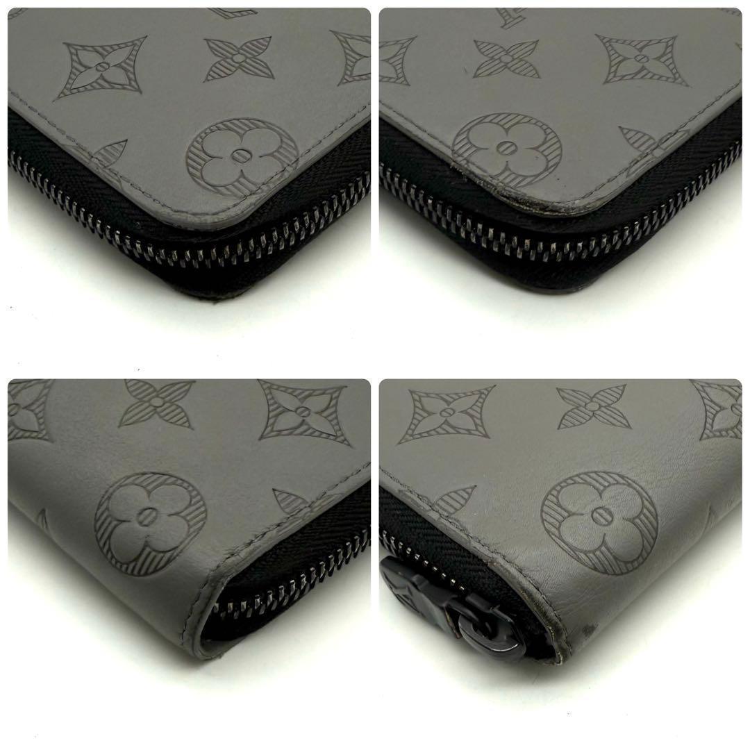 ルイヴィトン モノグラム シャドウ ジッピーウォレット ヴェルティカル 長財布