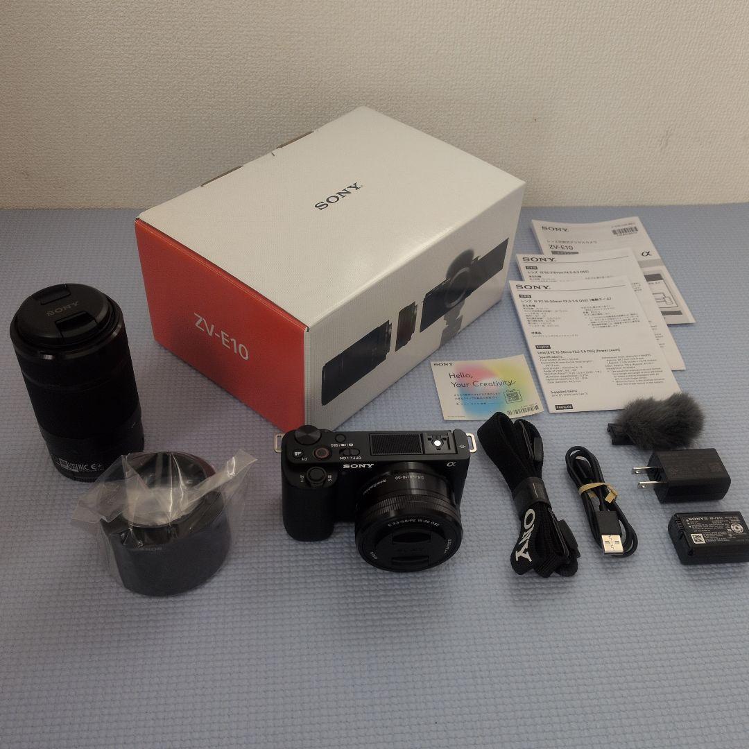 Sony VLOGCAM ZV-E10 ダブルズームレンズキット