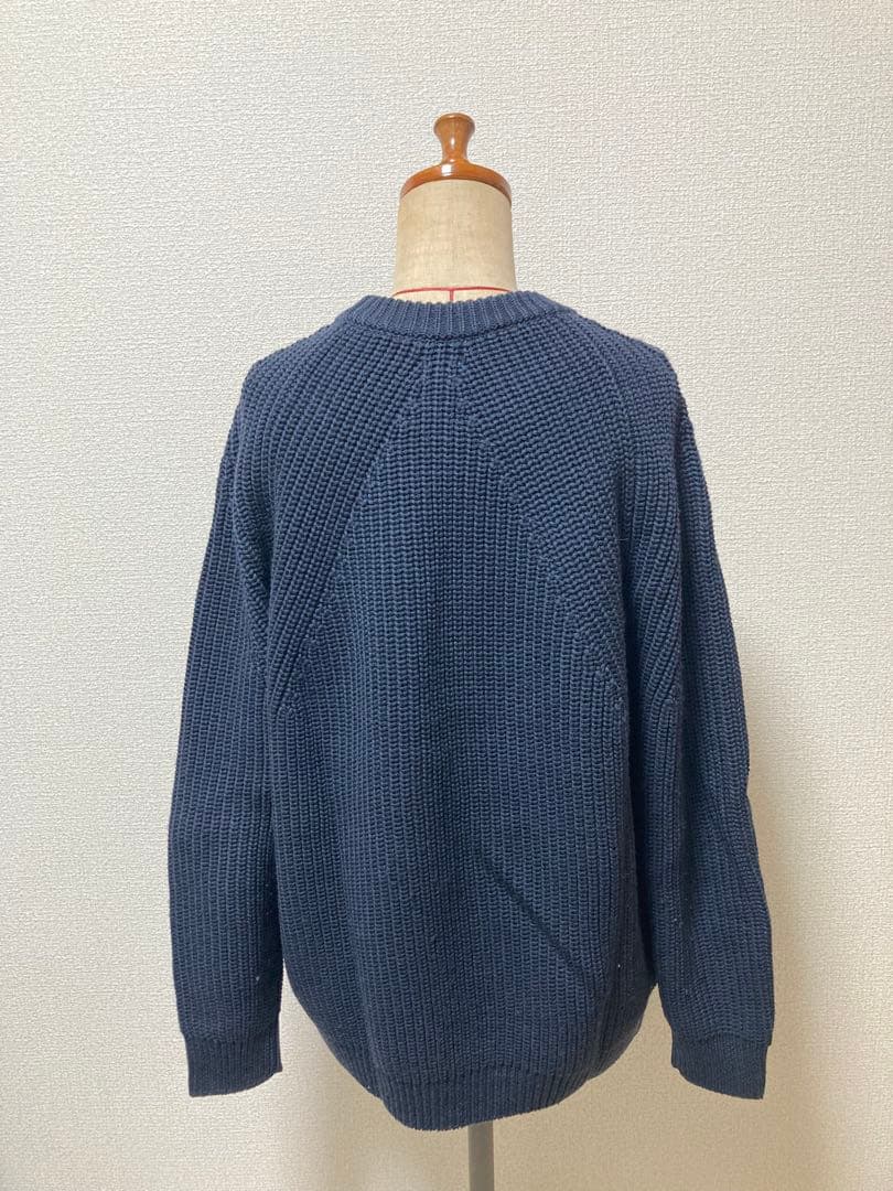 BATONER ネイビー ニットセーター 日本製