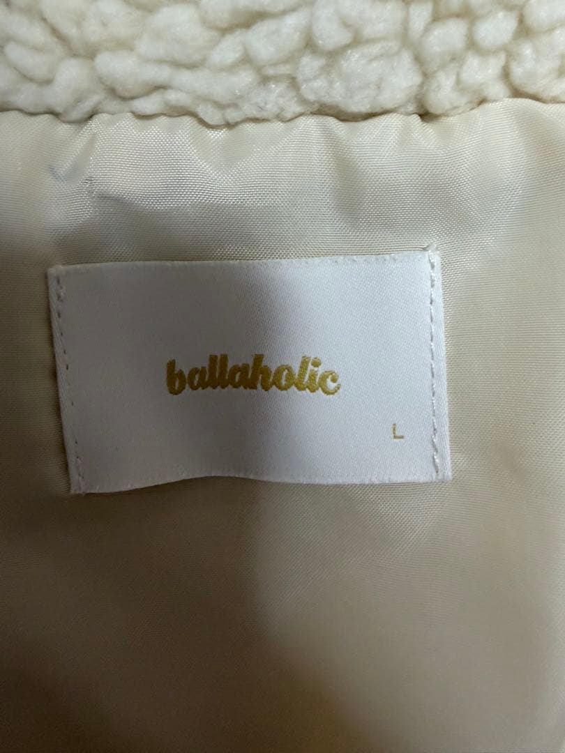 ballaholic フリースジャケット L ネイビー/クリーム