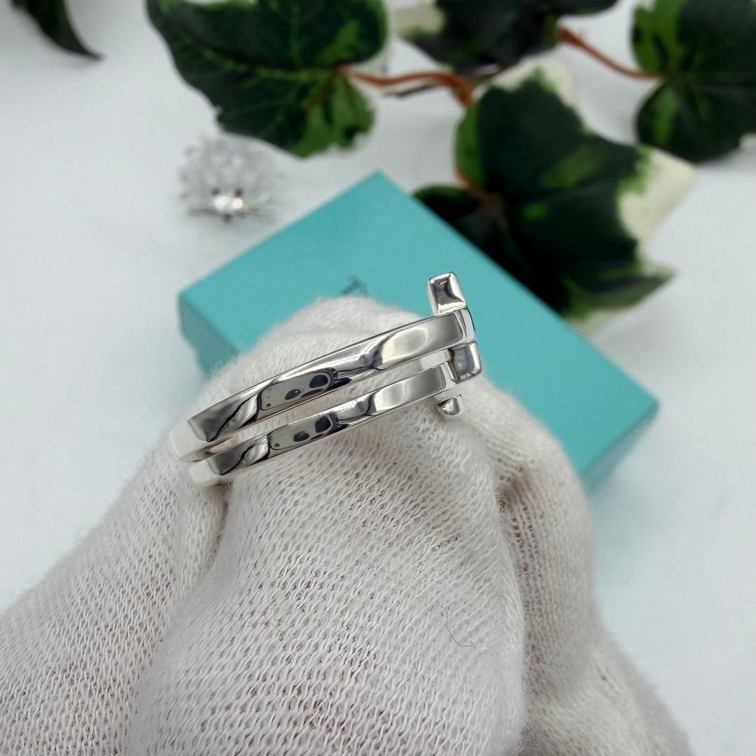 【新品仕上げ済み】ティファニー　Tラップ　リング