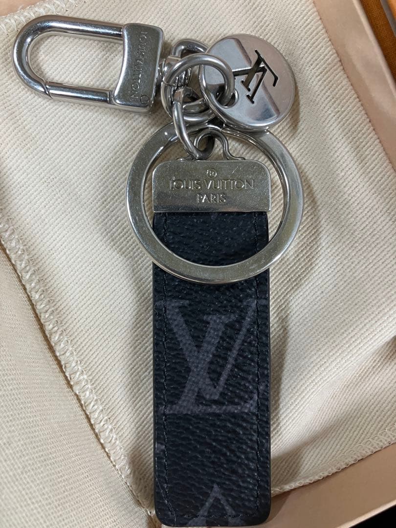 【美品】ルイヴィトンLVモノグラム　エクリプス　ネオ　バッグチャーム　キーリング