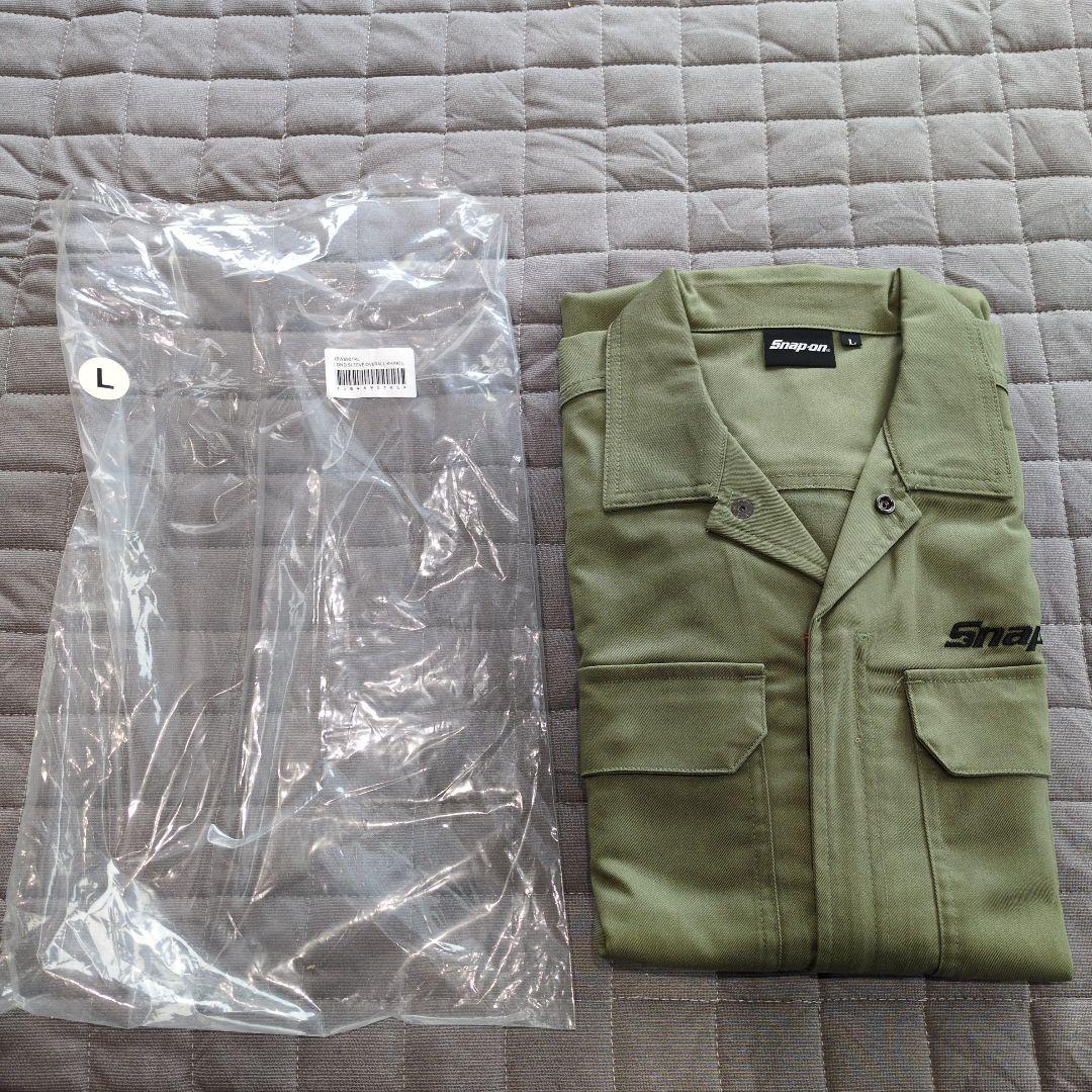 Snap-on　スナップオン　カーキ　つなぎ　 Lサイズ