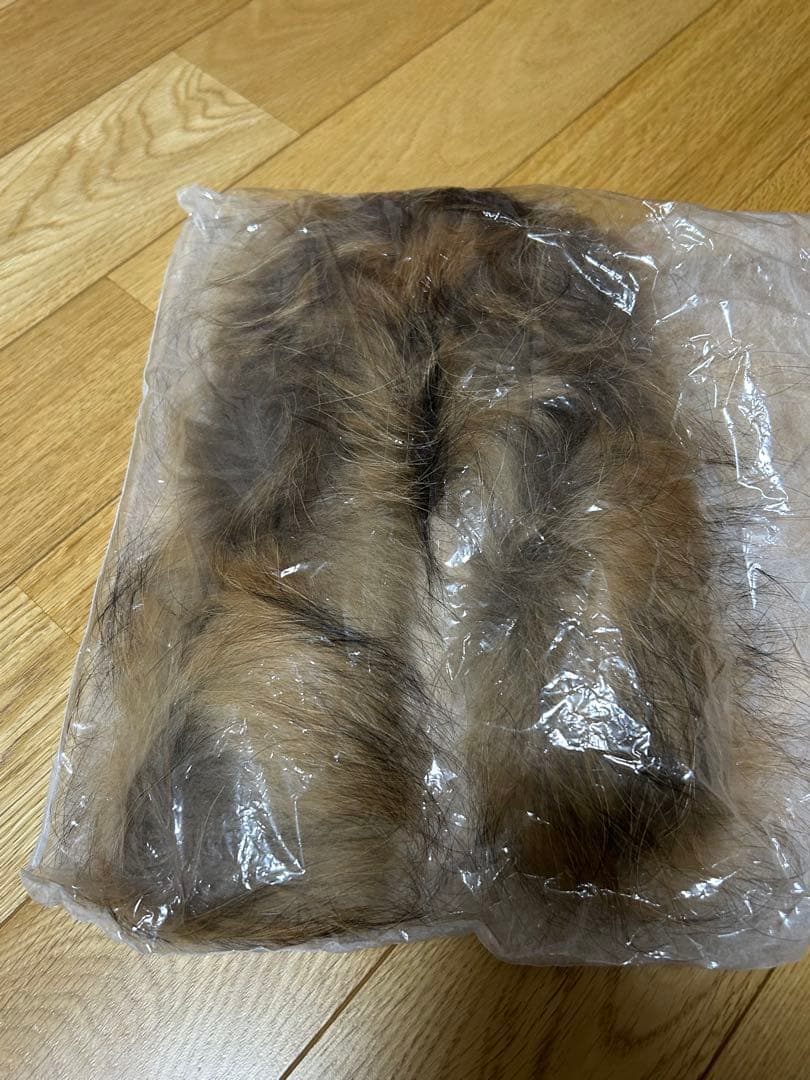 【クリーニング済み】DANTON ダントン　タッサーダウン　サイズ36 ベージュ