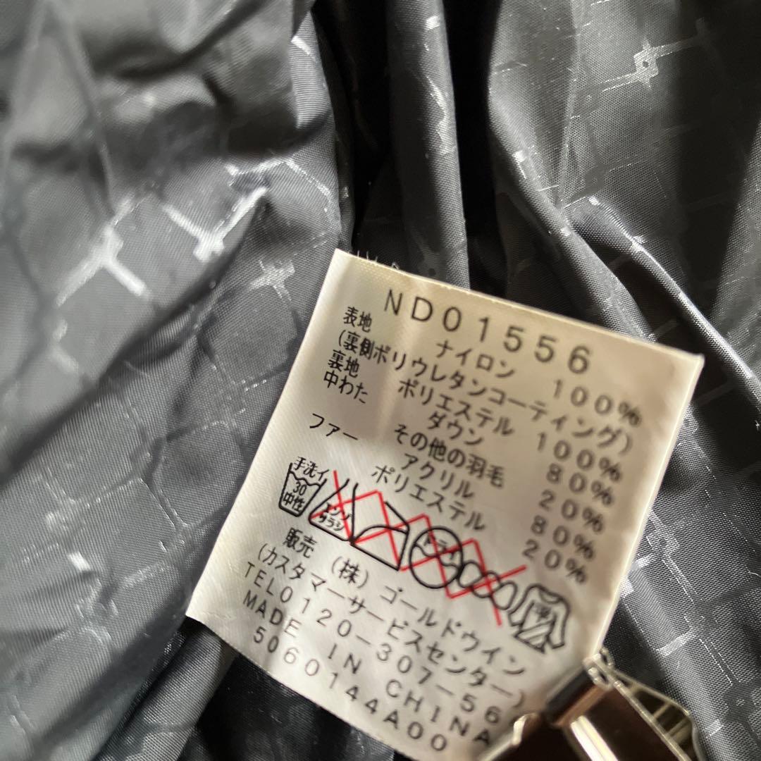 THE NORTH FACE HyVent ダウンジャケットファー 総柄裏地 L