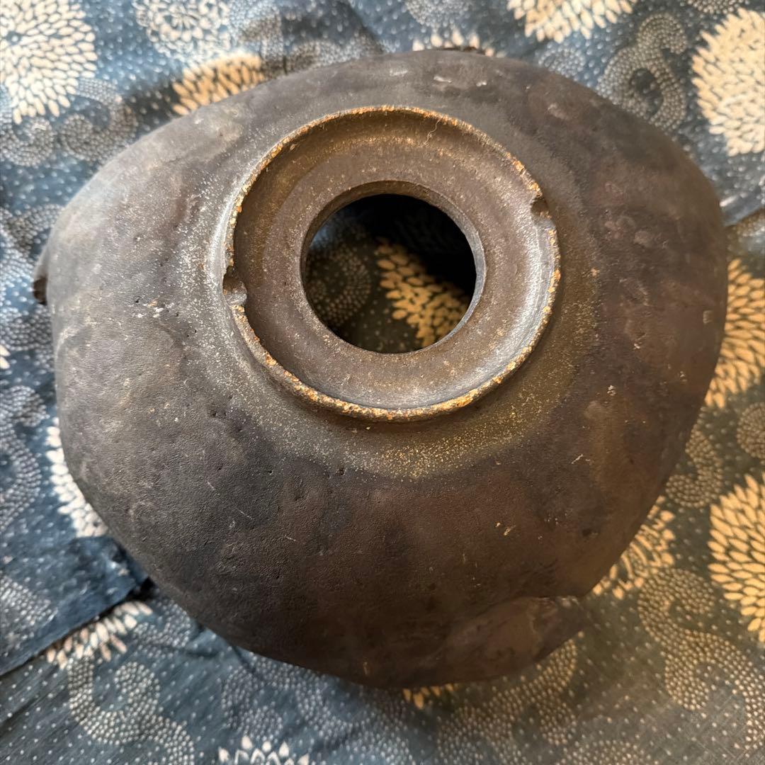 細川政己　植木鉢　異形