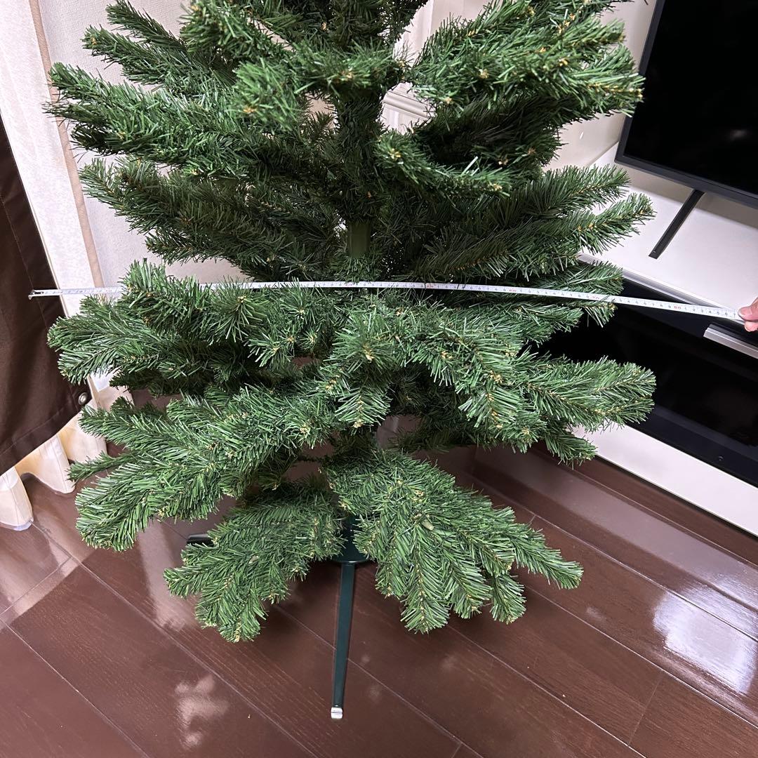 【ペジョ】クリスマスツリー 約210cmオーナメント付きセット