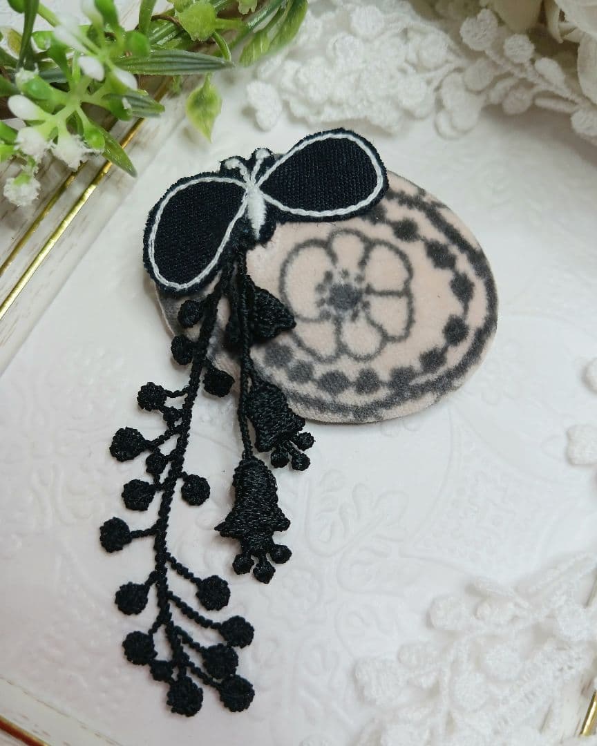♡mamerin ♪様限定☆ハンドメイド☆ミナペルホネンバッグチャーム&ブローチ
