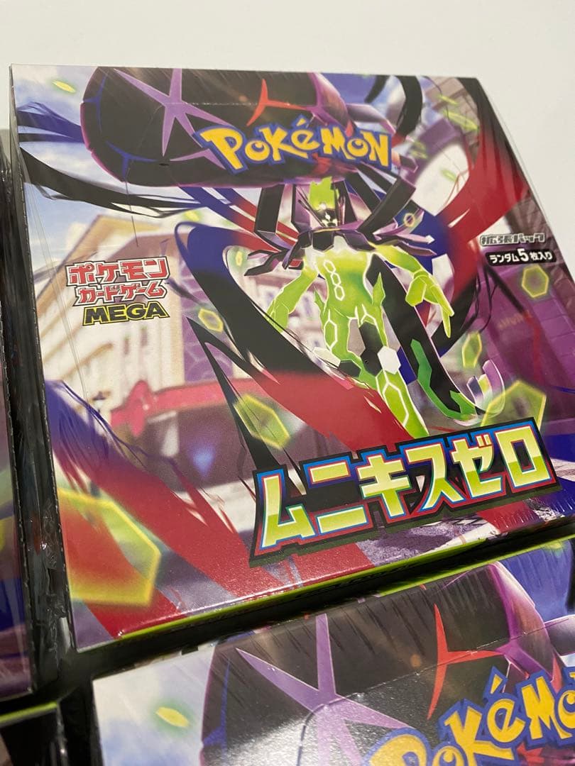 ポケモンカード ムニキスゼロ シュリンク付 新品未開封　4BOX