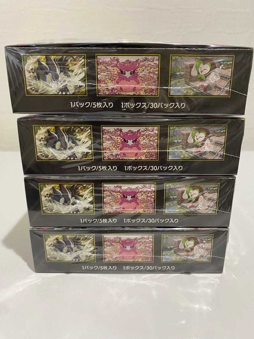 ポケモンカード ムニキスゼロ シュリンク付 新品未開封　4BOX