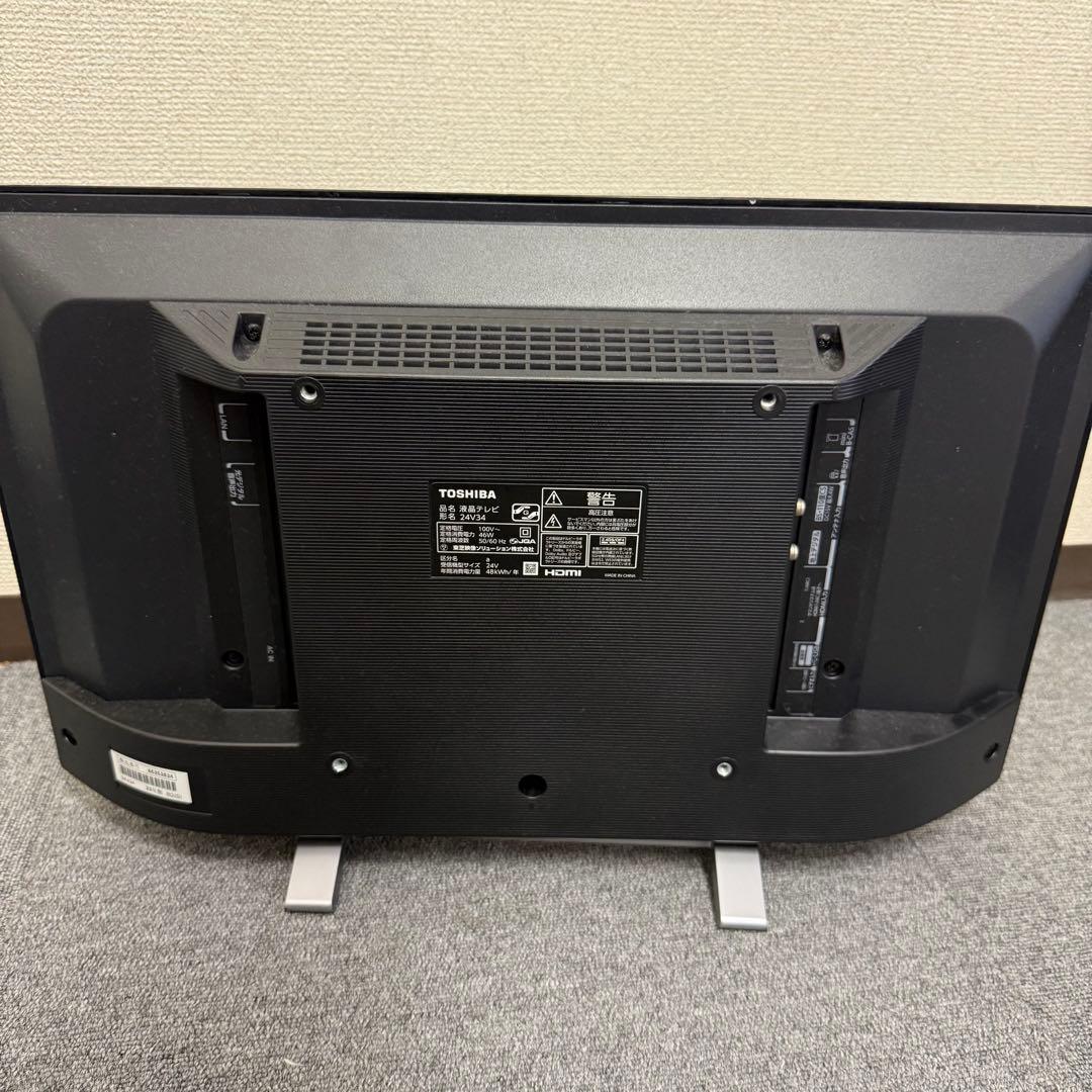 TOSHIBA 24V34 液晶テレビ 本体　23年製