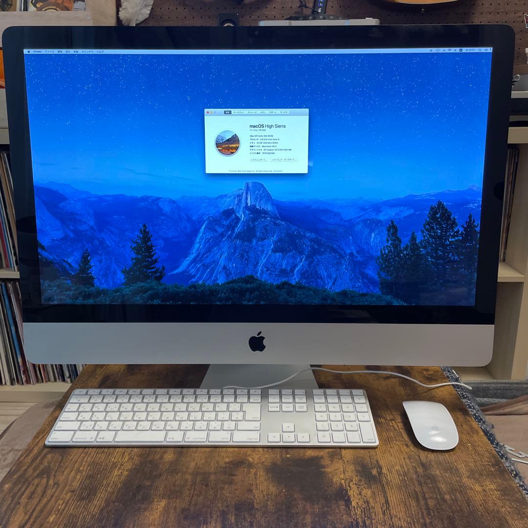 iMac 27inch Mid 2010 SSD500GB キーボード マウス付