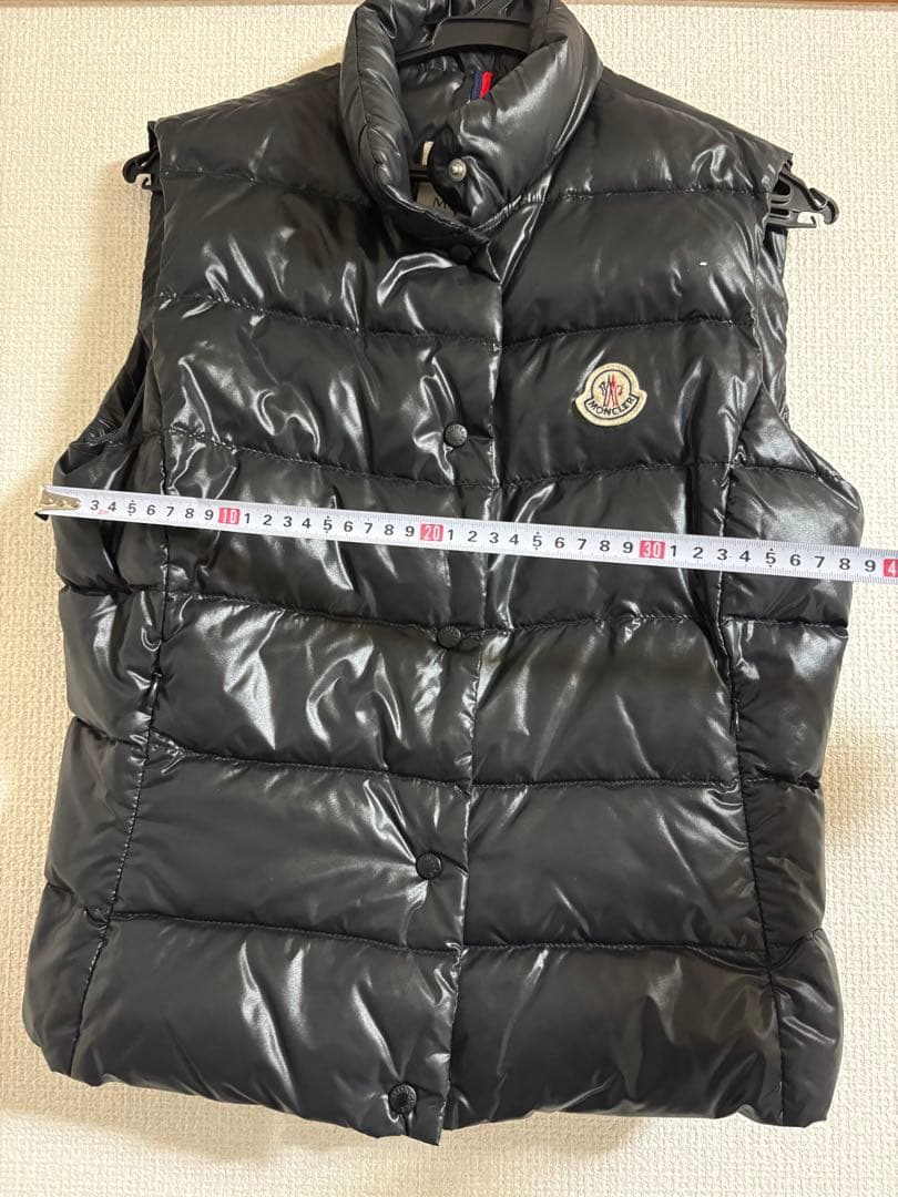 MONCLER ブラック ダウンベスト サイズ1