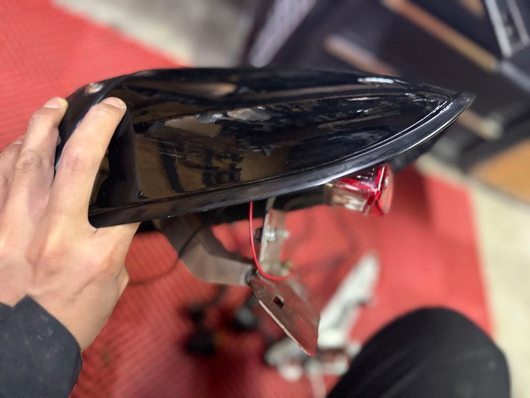 カフェレーサー　シート　シングルシートカウル　テールランプセット　cb400ss