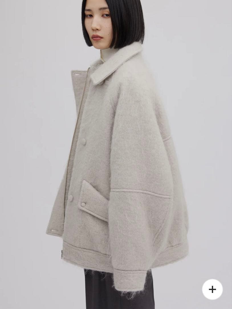 ジャケット・アウター UND MOHAIR SHAGGY FLIGHT JACKET