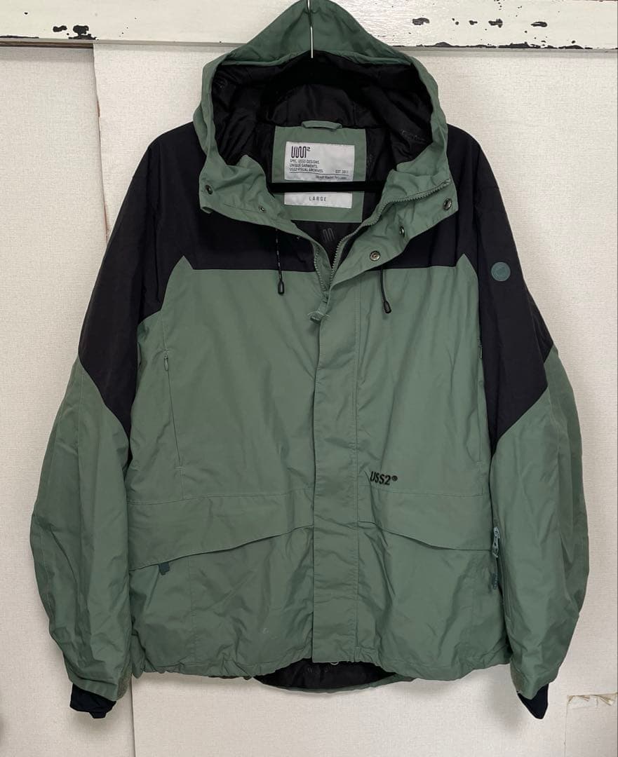 uss2 アースツー　フード付きスノーボードジャケット ウェア　Ｌ