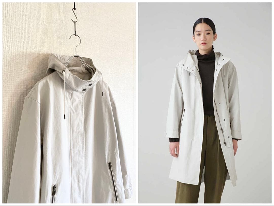 定価93500円 マーガレットハウエル 2023 プルーフドコットン コート