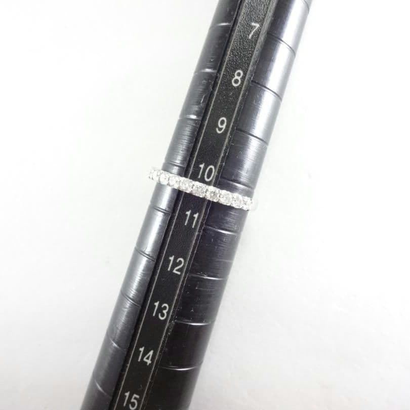 0.30ct　ダイヤモンド　ハーフエタニティ　リング　プラチナ