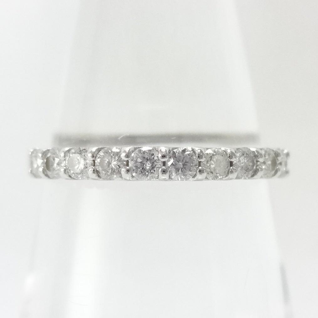 0.30ct　ダイヤモンド　ハーフエタニティ　リング　プラチナ