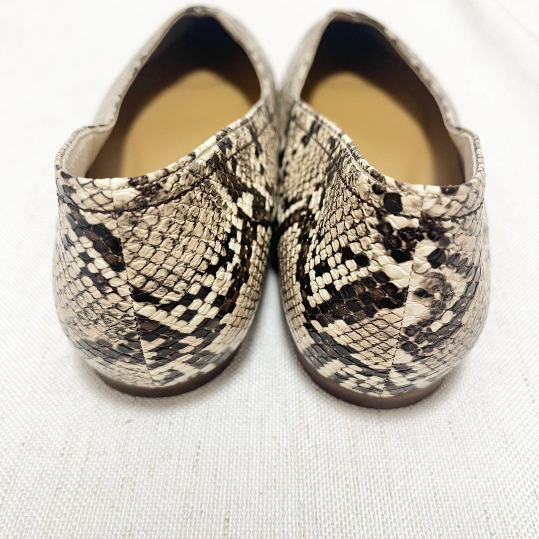 【未使用】LE TALON ルタロン　ポインテッド　ソフト　フラット　パンプス