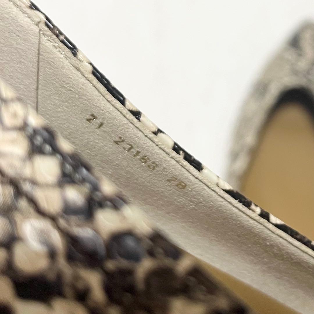 【未使用】LE TALON ルタロン　ポインテッド　ソフト　フラット　パンプス