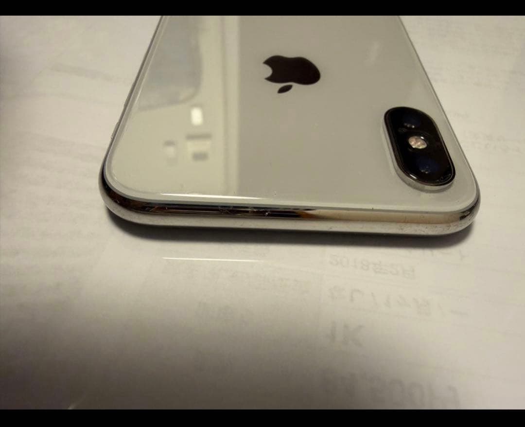 iPhone X シルバー 本体　256GB simフリー