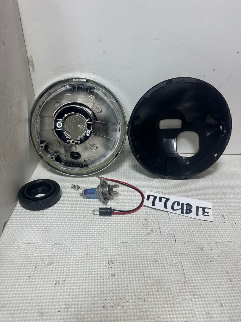 希少当時物シビエスーパーオスカー180πシビエ凹みレンズ付ヘッドライトマーシャル