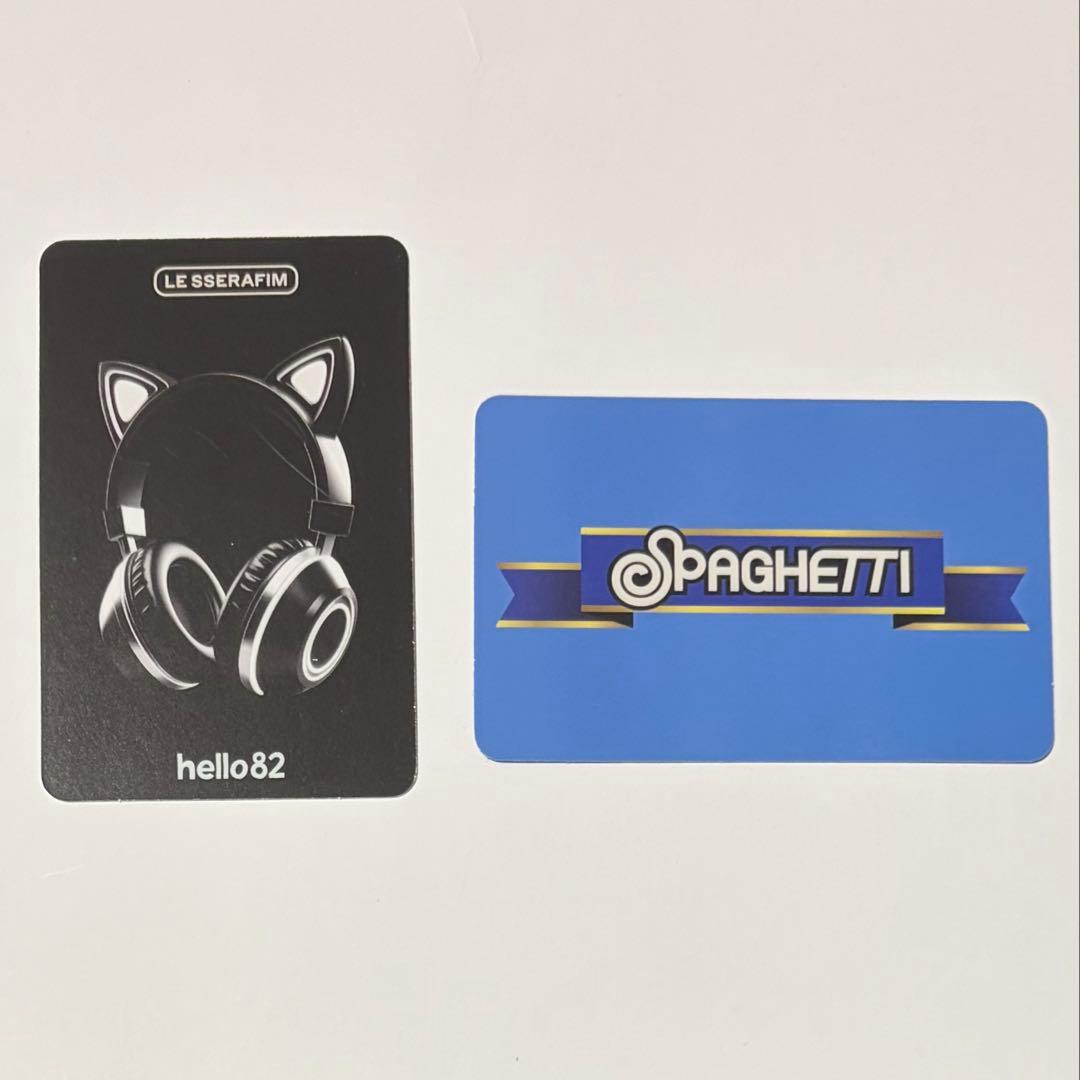 ルセラフィム spaghetti チェウォン トレカ hello82